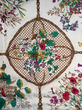 Beautiful Floral Scarf made in Italy